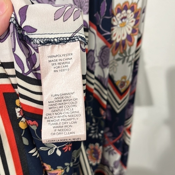 Nanette Lepore asymmetrical print maxi dress - size 2 - Picture 8 of 9